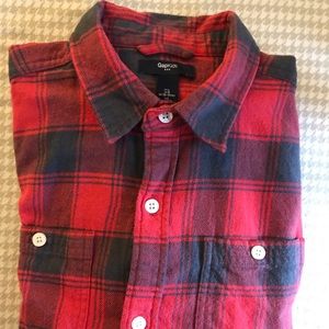 Boys flannel long sleeves shirt